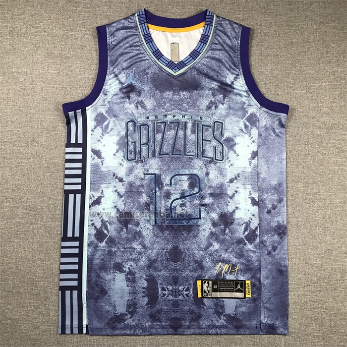 Camiseta Memphis Grizzlies Ja Morant NO 12 Select Series 2023 Azul